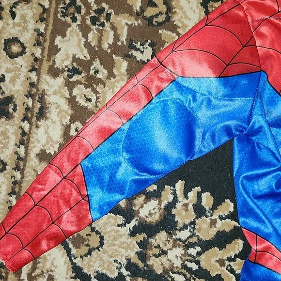 LIKE NEW! Marvel Spiderman Red & Blue Kids Superhero Costume; Size:8 - Picture 6 of 16